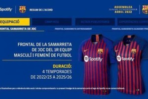 英雄联盟赛事官网-巴萨会员大会通过新赞助协议 声田将冠名诺坎普