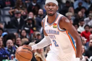 赛事赛程-亚历山大全场22投仅7中，得到20分3篮板10助攻2抢断1封盖