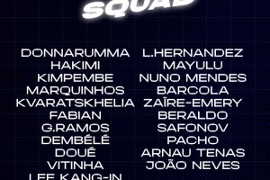 注册赢好礼-巴黎对阵尼斯大名单：登贝莱、杜埃、K77在列，阿什拉夫回归